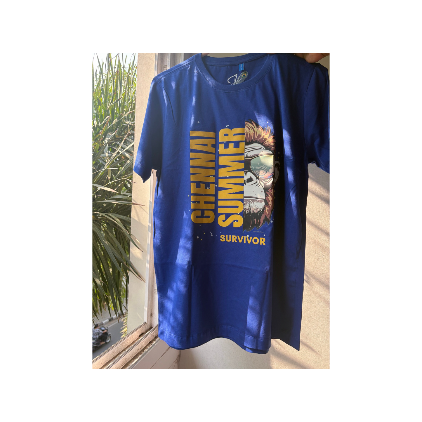 Chennai Summer Survivor Cool Monkey T-shirt