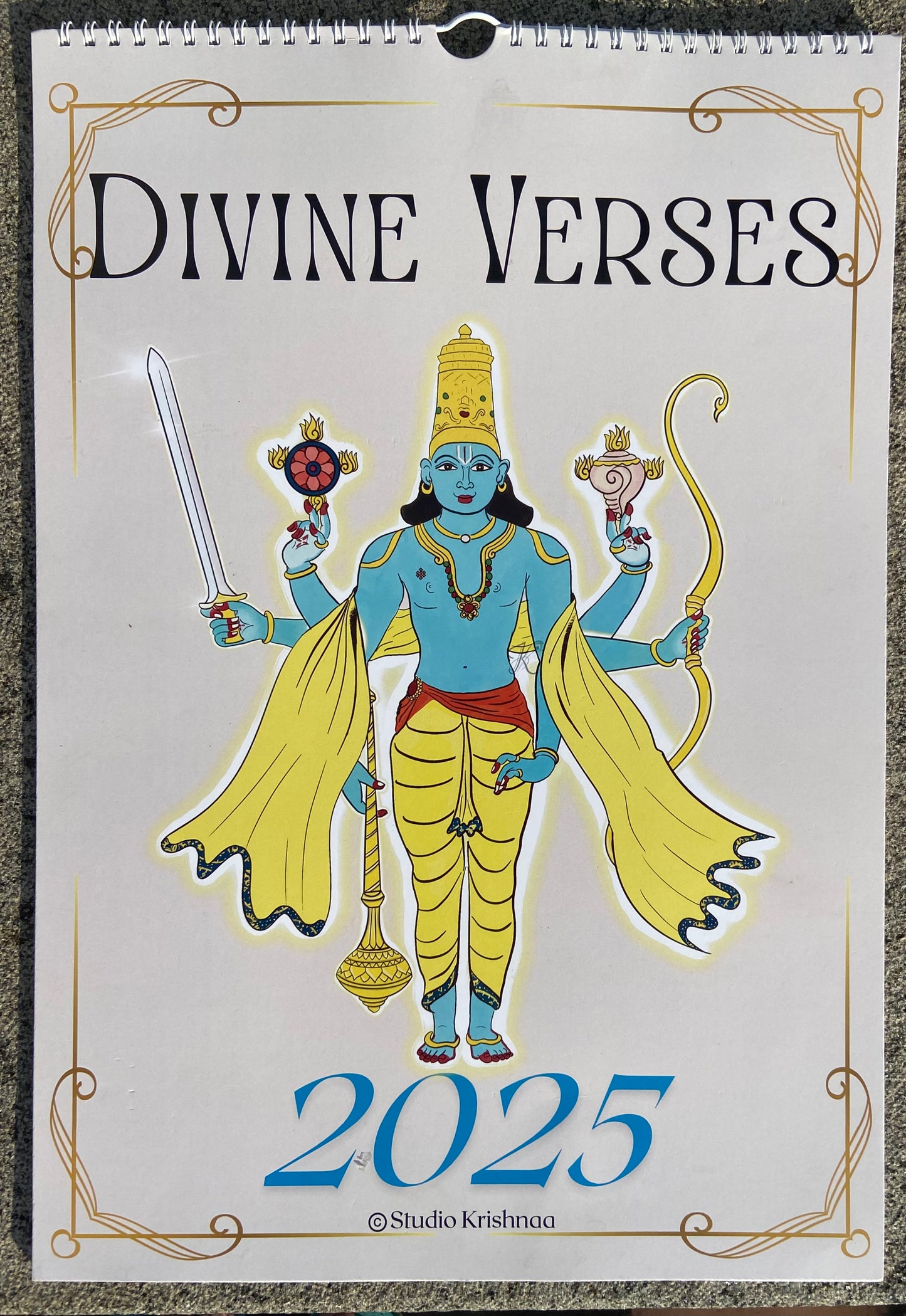 2025 Wall Calendar - Divine Verses